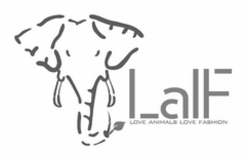 LALF LOVE ANIMALS LOVE FASHION Logo (USPTO, 05/13/2019)