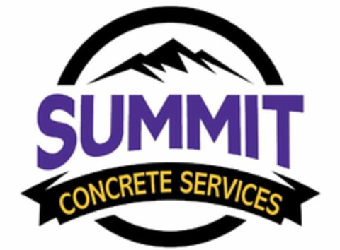 SUMMIT CONCRETE SERVICES Logo (USPTO, 07/19/2019)