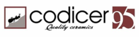 CODICER 95 QUALITY CERAMICS Logo (USPTO, 12.09.2019)