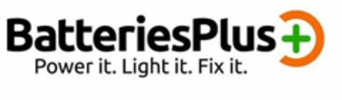 BATTERIESPLUS POWER IT. LIGHT IT. FIX IT. Logo (USPTO, 30.12.2019)