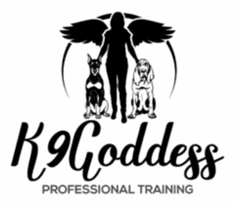 K9GODDESS PROFESSIONAL TRAINING Logo (USPTO, 29.01.2020)