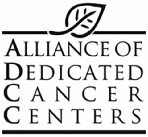 ALLIANCE OF DEDICATED CANCER CENTERS Logo (USPTO, 03/18/2020)