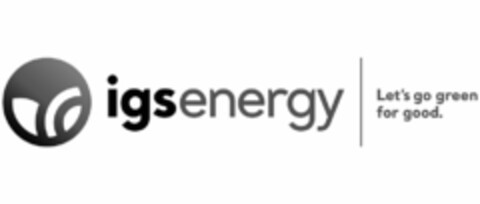 IGS ENERGY LET'S GO GREEN FOR GOOD Logo (USPTO, 14.07.2020)