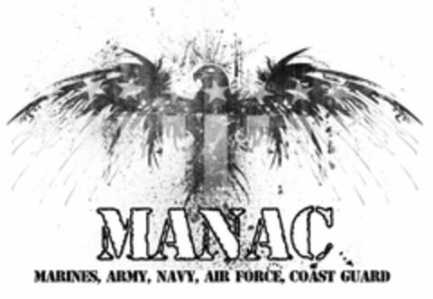 MANAC MARINES, ARMY, NAVY, AIR FORCE, COAST GUARD Logo (USPTO, 29.07.2020)