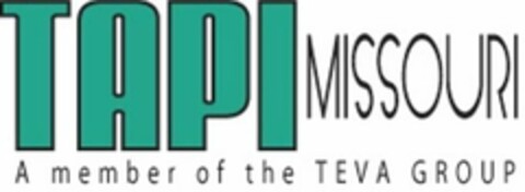 TAPI MISSOURI A MEMBER OF THE TEVA GROUP Logo (USPTO, 07/14/2009)