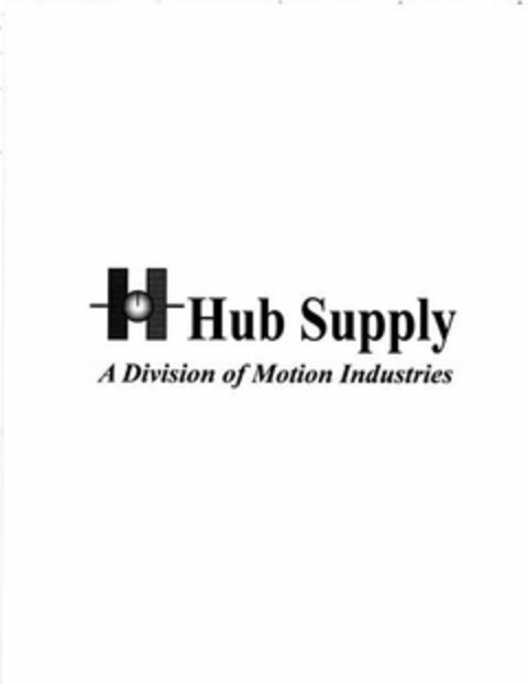 H HUB SUPPLY A DIVISION OF MOTION INDUSTRIES Logo (USPTO, 27.07.2009)