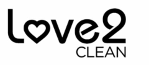 LOVE 2 CLEAN Logo (USPTO, 06/10/2010)