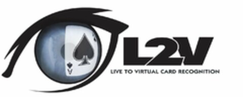 L2V LIVE TO VIRTUAL CARD RECOGNITION Logo (USPTO, 11.10.2010)