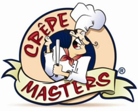 CRÊPE MASTERS Logo (USPTO, 25.01.2011)