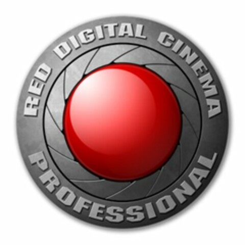 RED DIGITAL CINEMA PROFESSIONAL Logo (USPTO, 06/29/2012)