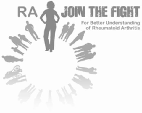 RA JOIN THE FIGHT FOR BETTER UNDERSTANDING OF RHEUMATOID ARTHRITIS Logo (USPTO, 05.02.2013)