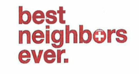 BEST NEIGHBORS EVER. Logo (USPTO, 03/27/2013)