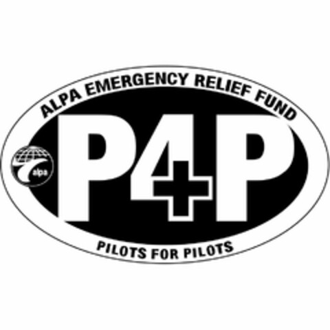ALPA EMERGENCY RELIEF FUND ALPA P4P PILOTS FOR PILOTS Logo (USPTO, 22.08.2013)