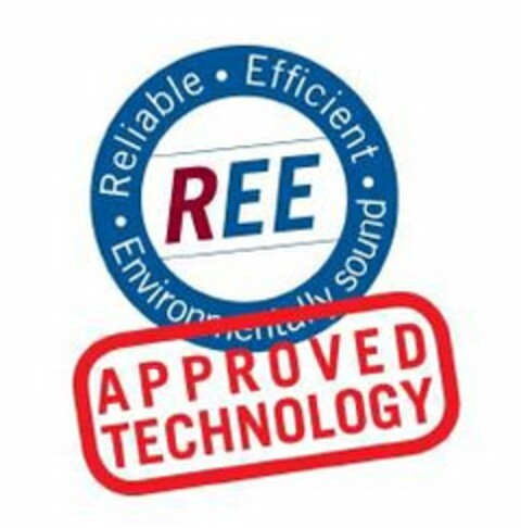 REE APPROVED TECHNOLOGY · RELIABLE · EFFICIENT · ENVIRONMENTALLY SOUND Logo (USPTO, 14.07.2014)