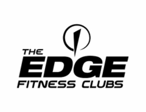 THE EDGE FITNESS CLUBS Logo (USPTO, 22.04.2015)