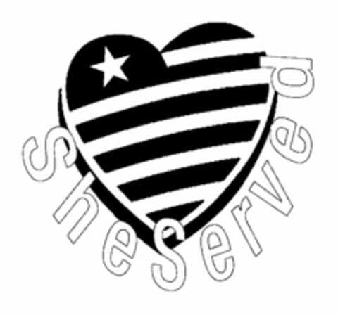 SHESERVED Logo (USPTO, 28.10.2015)