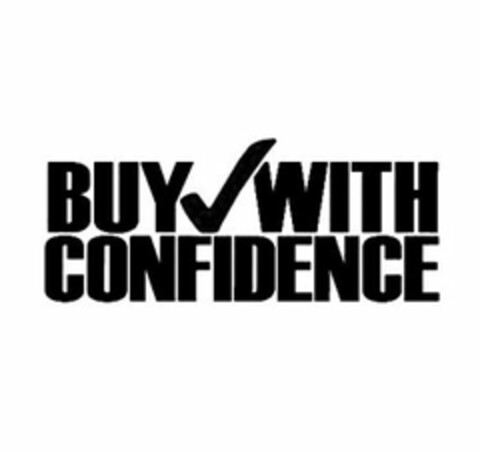 BUY WITH CONFIDENCE Logo (USPTO, 10/29/2015)