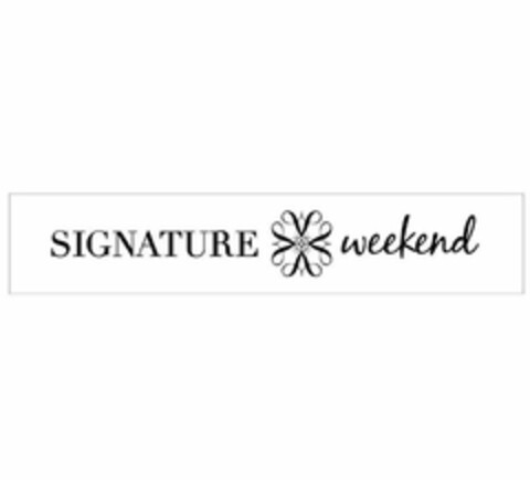 AAAA SIGNATURE WEEKEND Logo (USPTO, 14.12.2015)