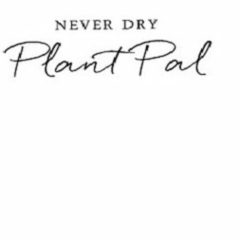 NEVER DRY PLANT PAL Logo (USPTO, 13.04.2016)