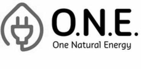 O.N.E. ONE NATURAL ENERGY Logo (USPTO, 31.01.2017)