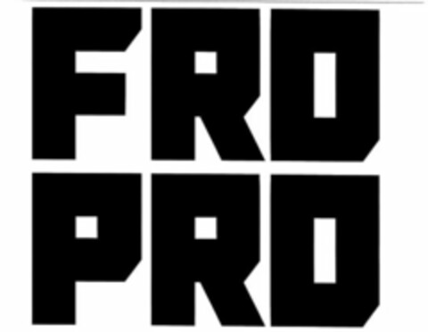 FRO PRO Logo (USPTO, 02/01/2017)