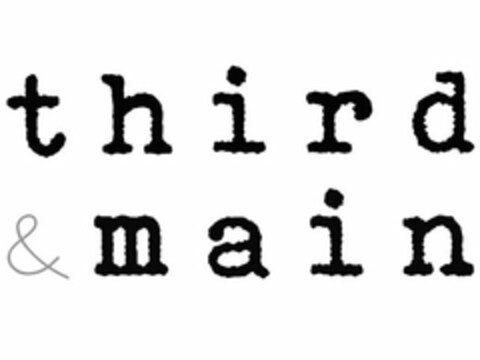 THIRD & MAIN Logo (USPTO, 30.05.2017)