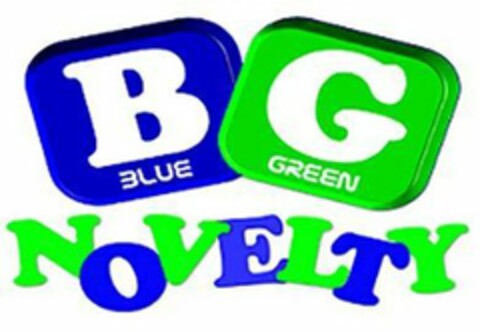 B BLUE G GREEN NOVELTY Logo (USPTO, 07.11.2017)