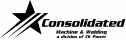 CONSOLIDATED MACHINE & WELDING A DIVISION OF CK POWER Logo (USPTO, 16.11.2017)