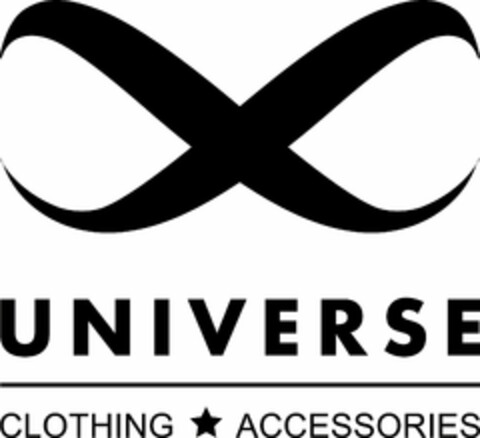 UNIVERSE CLOTHING ACCESSORIES Logo (USPTO, 05.02.2018)