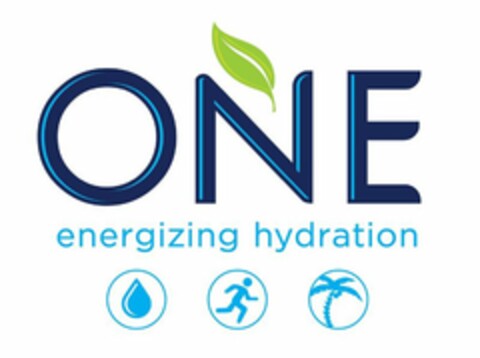 ONE ENERGIZING HYDRATION Logo (USPTO, 06.06.2018)