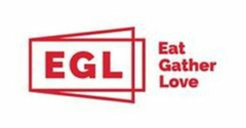 EGL EAT GATHER LOVE Logo (USPTO, 06/06/2018)