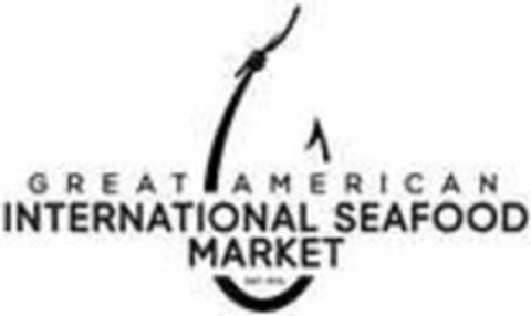 GREAT AMERICAN INTERNATIONAL SEAFOOD MARKET EST. 1974 Logo (USPTO, 08/29/2018)