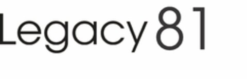 LEGACY81 Logo (USPTO, 07/22/2019)