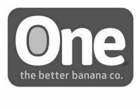 ONE THE BETTER BANANA CO. Logo (USPTO, 24.10.2019)