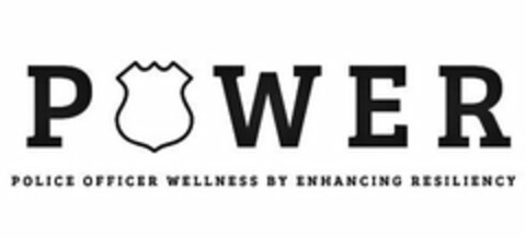 POWER POLICE OFFICER WELLNESS BY ENHANCING RESILIENCY Logo (USPTO, 05.03.2020)