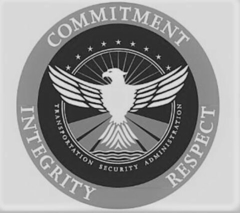 COMMITMENT INTEGRITY RESPECT TRANSPORTATION SECURITY ADMINISTRATION Logo (USPTO, 07.05.2020)