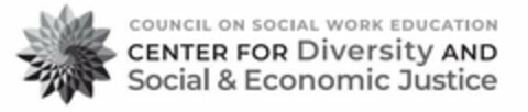 COUNCIL ON SOCIAL WORK EDUCATION CENTER FOR DIVERSITY AND SOCIAL & ECONOMIC JUSTICE Logo (USPTO, 24.08.2020)