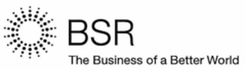 BSR THE BUSINESS OF A BETTER WORLD Logo (USPTO, 12.05.2009)