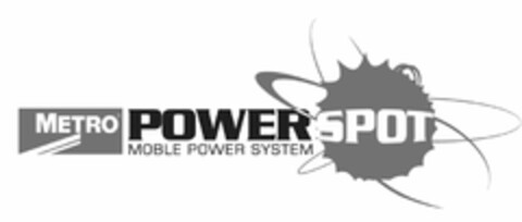 METRO POWERSPOT MOBLE POWER SYSTEM Logo (USPTO, 07.10.2009)