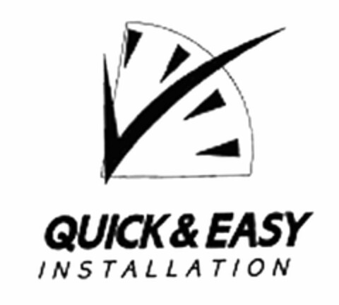 QUICK & EASY INSTALLATION Logo (USPTO, 11/24/2009)