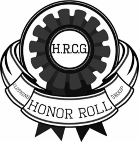 H.R.C.G. HONOR ROLL CLOTHING GROUP Logo (USPTO, 25.01.2010)