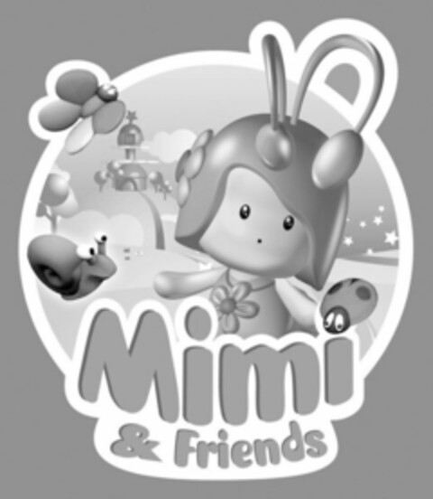 MIMI & FRIENDS Logo (USPTO, 01/28/2010)