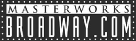 MASTERWORKS BROADWAY.COM Logo (USPTO, 21.09.2010)
