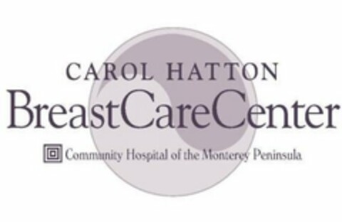 CAROL HATTON BREASTCARECENTER COMMUNITY HOSPITAL OF THE MONTEREY PENINSULA Logo (USPTO, 26.07.2012)