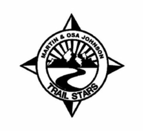 MARTIN & OSA JOHNSON TRAIL STARS Logo (USPTO, 06.12.2012)