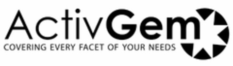 ACTIVGEM COVERING EVERY FACET OF YOUR NEEDS Logo (USPTO, 08/05/2013)