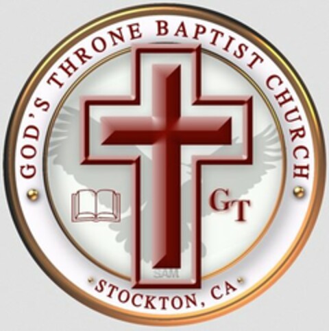 GOD'S THRONE BAPTIST CHURCH GT STOCKTON, CA Logo (USPTO, 01/22/2015)