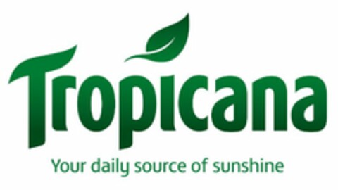 TROPICANA YOUR DAILY SOURCE OF SUNSHINE Logo (USPTO, 10/26/2015)