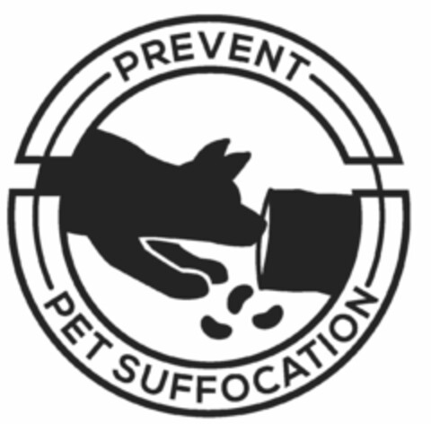 PREVENT PET SUFFOCATION Logo (USPTO, 02/17/2016)