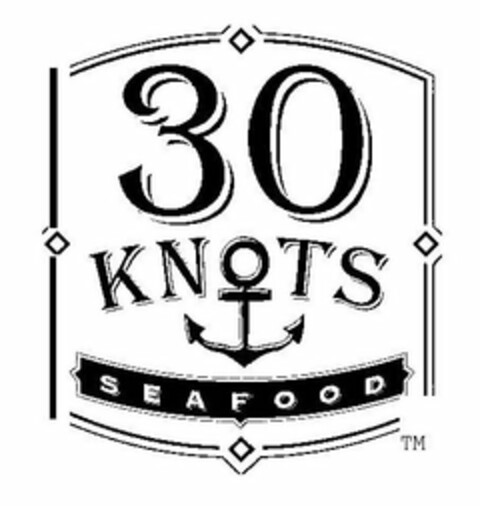 30 KNOTS SEAFOOD Logo (USPTO, 29.03.2016)